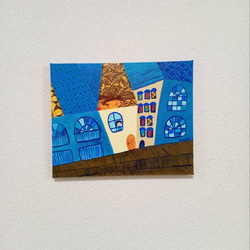 紫陽花」アクリル画 原画 F6 キャンバス 額なし 絵画 - 絵画