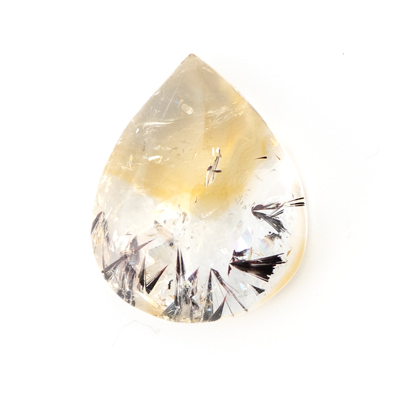内包物がかわいい希少石】ロマネサイトインシトリン 12.85ct