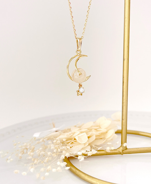 山*ん様 Crescent Luna 星型チャーム ネックレス Crescent Luna 星型チャーム ネックレス