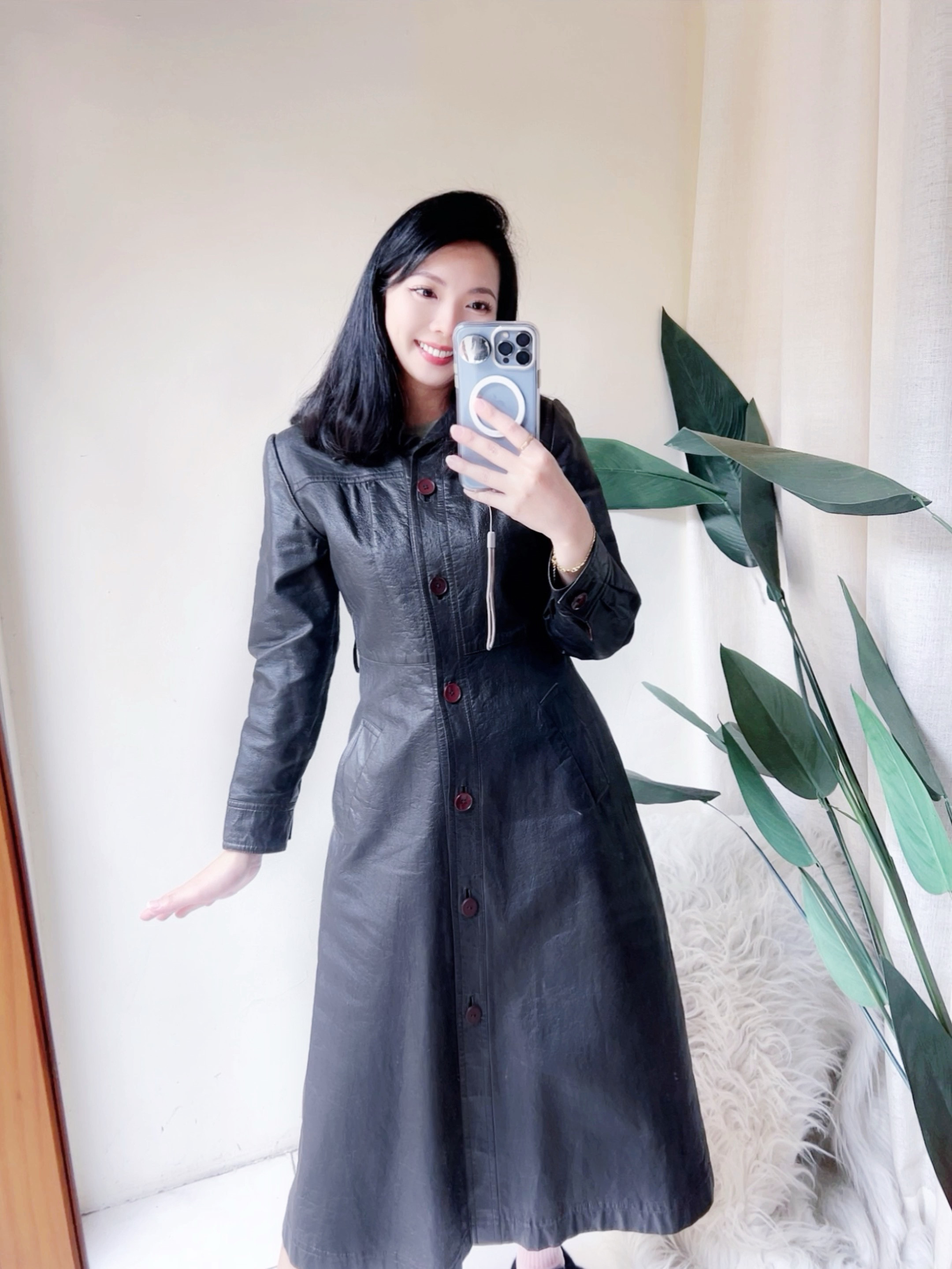 ピュアブラッククラシックストレートスイートクールリアルレザー初期カスタマイズウインドブレーカーレザードレスジャケットヴィンテージ