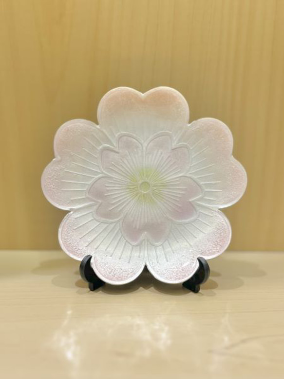 七宝焼｜飾皿・桜花文皿 3枚目の画像