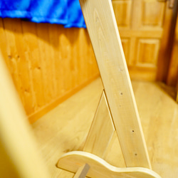 【オーダー品】手作り木工　木製ギタースタンド （オーク） ２本掛け 8枚目の画像