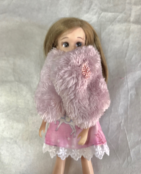 【決算セール】リカちゃんの布団とお洋服のセット　ピンクのユニコーン 8枚目の画像