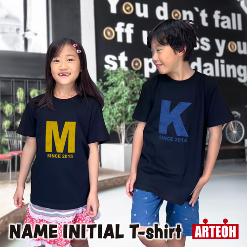 オーダー♡￥1200イニシャルTシャツ♡お揃い ペアも♡