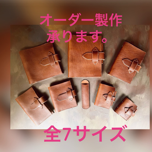 お財布手帳】 本革 システム手帳 ミニ3穴 手帳 財布 （ピンク） その他