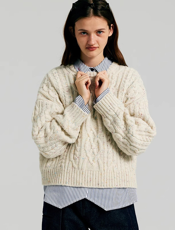 ウールセーター　秋冬セーター 3枚目の画像