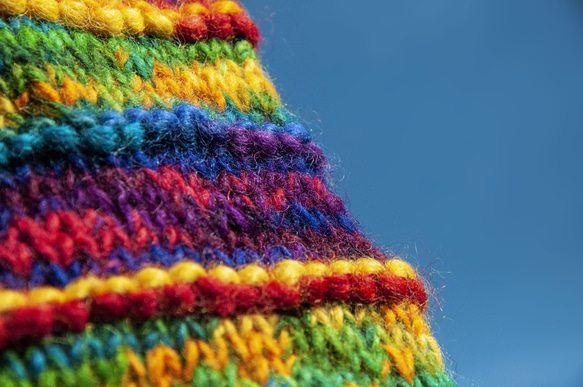 手織りピュアウールニットソックス/ニットウールソックス/内側起毛ソックス/暖かいソックス-スペイン風フィンランドニット編み物、バ 12枚目の画像