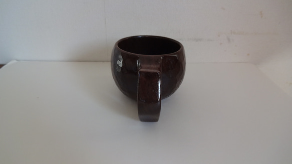 ウオールナットで作った一木彫りコーヒーカップ. 6枚目の画像