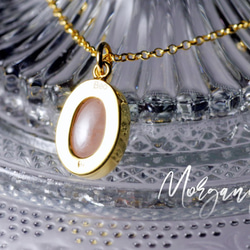 20％OFFネックレスフェア***New『Morganite』世界でひとつの天然石ネックレスsv925 + 22kgf 5枚目の画像