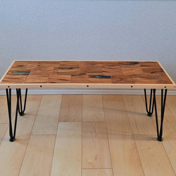 コンソールローテーブル 檜 多用途 サイドテーブル renew+ 通販