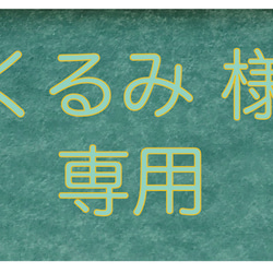 くるみ 様　専用 1枚目の画像