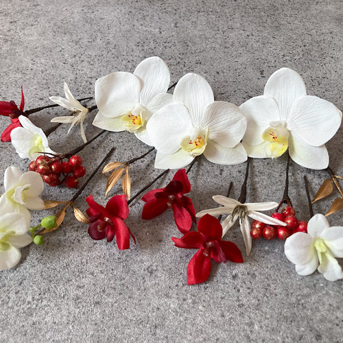 胡蝶蘭＊オンシジュームのヘッドパーツ アーティフィシャルフラワー