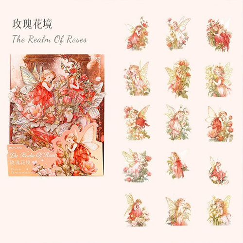 ❌即購入不可❌花間妖精シリーズ 6種類 180枚 金箔押し 花 妖精