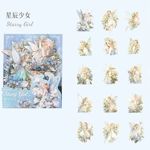 ランキングや新製品 ❌即購入不可❌花間妖精シリーズ 6種類 妖精 花 金箔押し 180枚 テープ・マスキングテープ