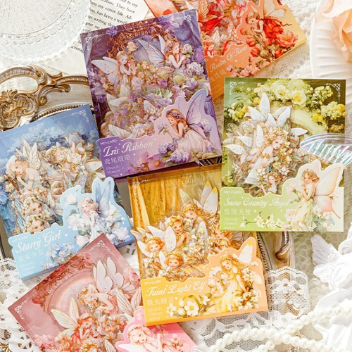 激安正規品 ❌即購入不可❌花間妖精シリーズ 6種類 180枚 金箔押し 花 妖精 テープ・マスキングテープ
