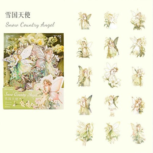 ❌即購入不可❌花間妖精シリーズ 6種類 180枚 金箔押し 花 妖精
