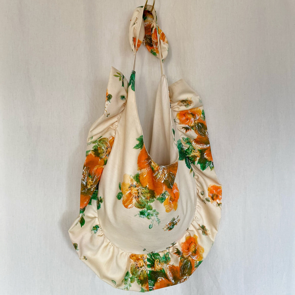 flower frill shoulder bag (ecru) 9枚目の画像