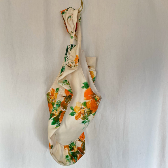 flower frill shoulder bag (ecru) 12枚目の画像
