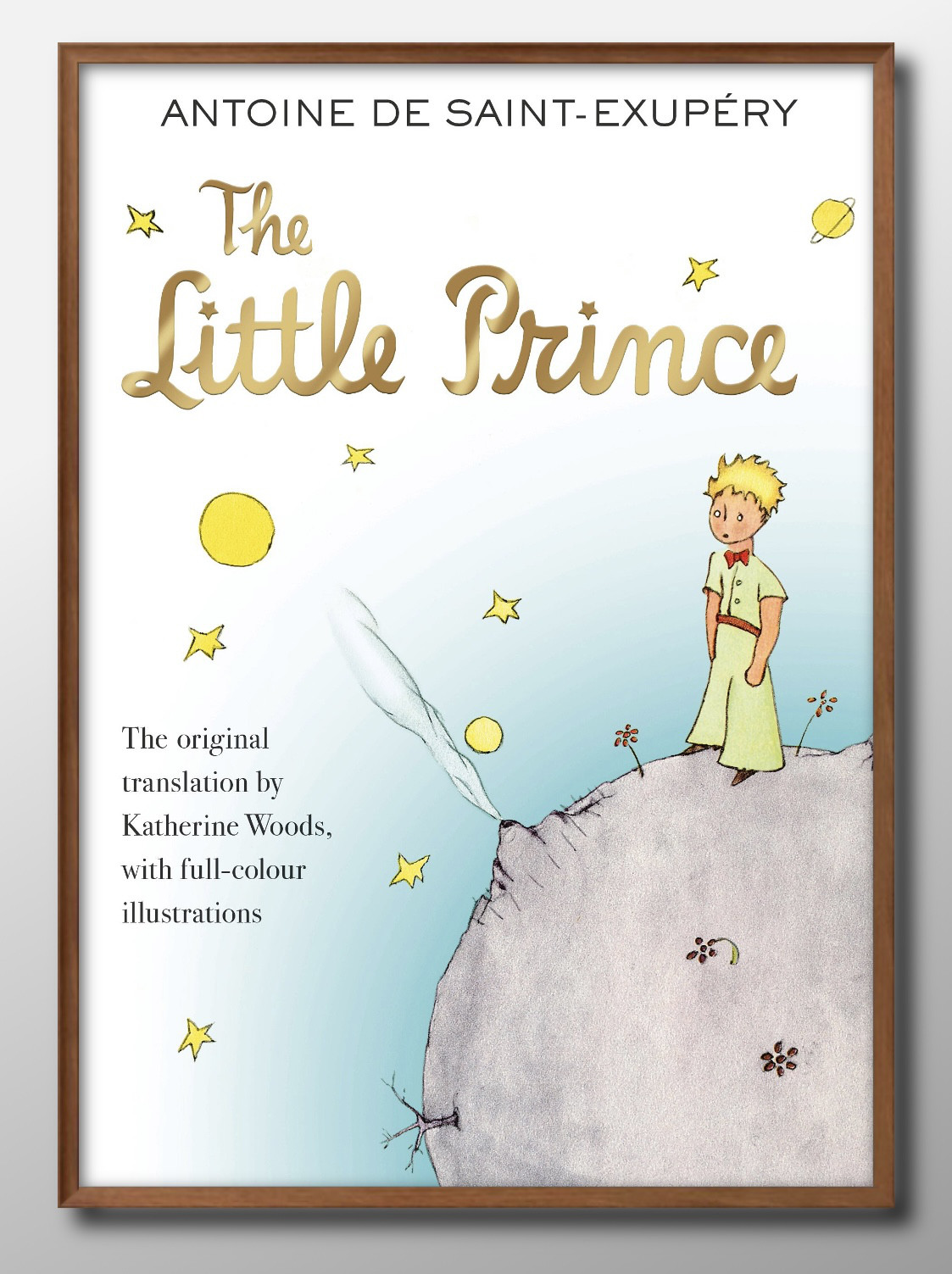 星の王子様 絵画ポストカード 絵本アンティークフレーム ポスター 額