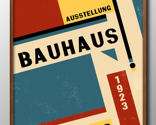 9119□アートポスター 絵画 A3サイズ『バウハウス BAUHAUS