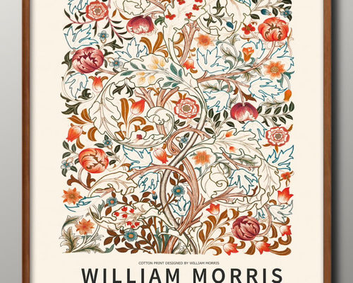 ウィリアムモリス 絵画 9125□アートポスター 絵画 A3サイズ『ウィリアム・モリス』イラスト