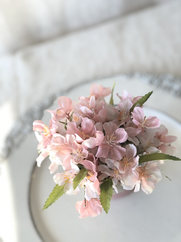 春爛漫♡ フラワーガール 桜のフラワーアレンジ 2枚目の画像