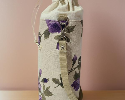 ハンドメイド　オーダー  水筒　カバー　紫 ☆様 ハンドメイド オーダー 水筒カバー ハンドメイド オーダー 水筒