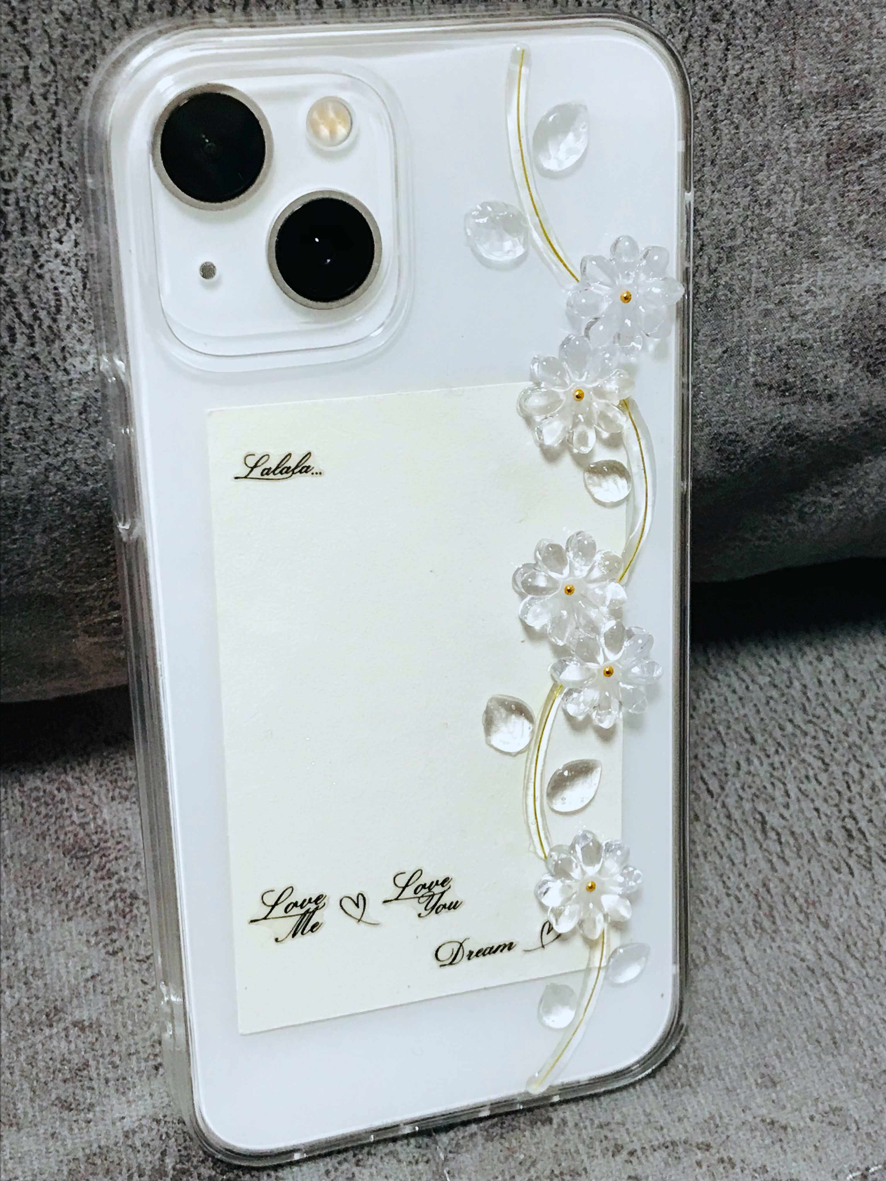 【TED BAKER】クリアフラワー 花のiPhoneケース ★国内発 TED BAKER】花柄でかわいい透明iPhoneケース ☆国内発関税込