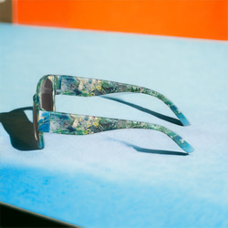 ターコイズボタニカルのサングラス 9枚目の画像