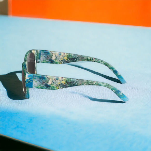 ターコイズボタニカルのサングラス 9枚目の画像