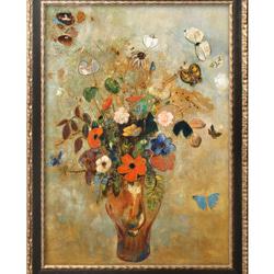 ゴッホ『ヒナギクとアネモネのある花瓶』複製画 【額入り】 絵画 〜ART