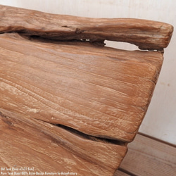 一点物 オールドチーク チェア 47cm 木製 木 イス 椅子 おしゃれ 総無垢材 飾り台 花台 アジアン家具 木製いす 7枚目の画像