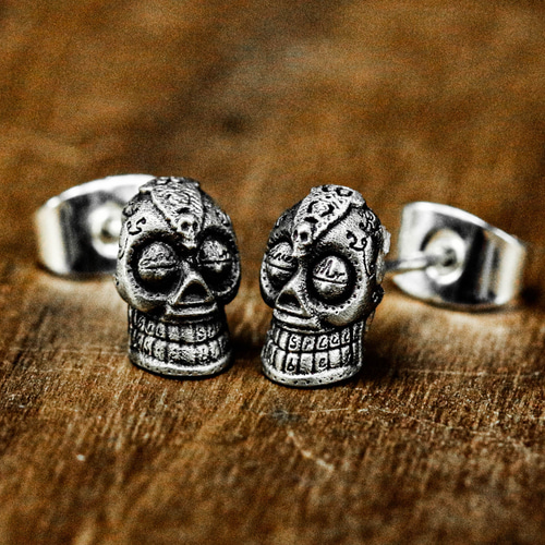 TROLLBEADS メキシカンシュガースカル　シルバーパーツ 4個セット TROLLBEADS メキシカンシュガースカル シルバーパーツ 4個セット