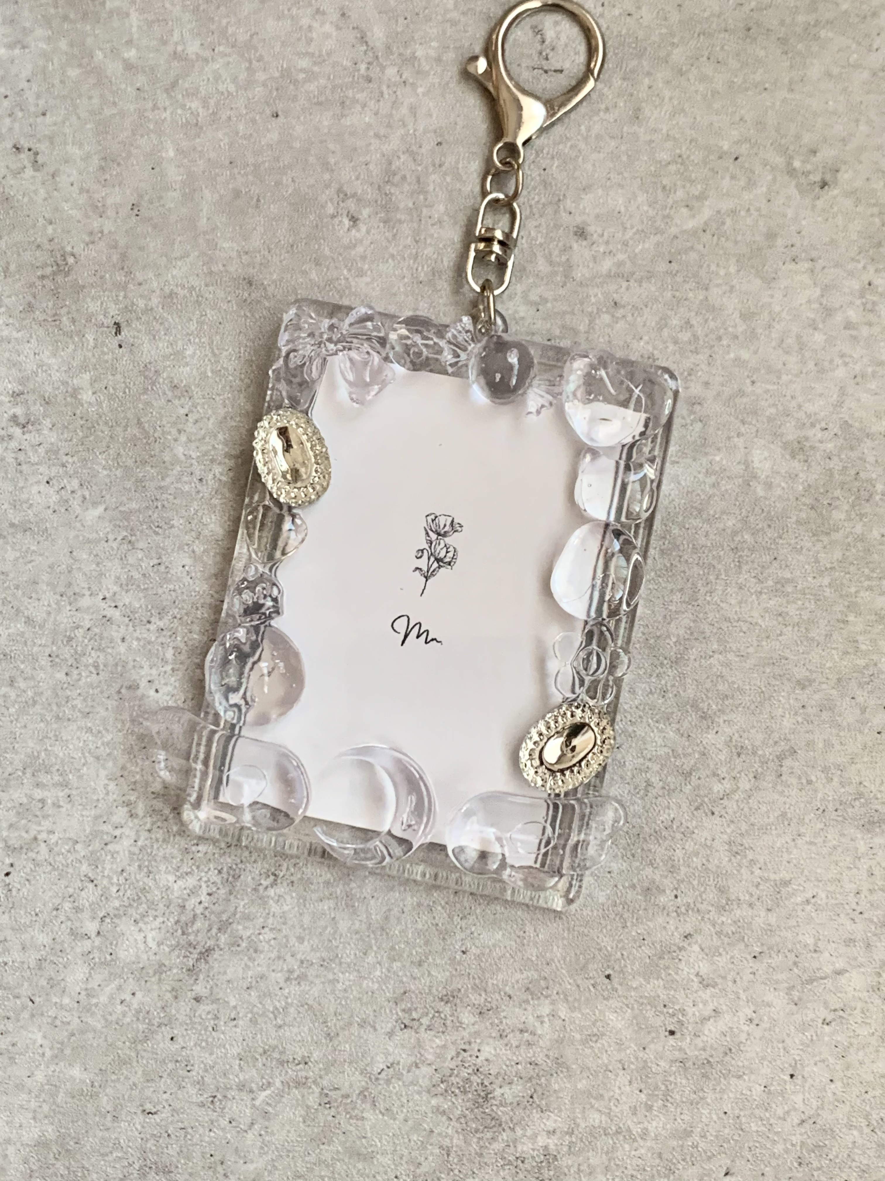 B8トレカキーホルダー】再販 硬質ケース 『 clear 』 no. 201