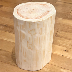 Hinoki  Wood  Stool  No.536 1枚目の画像