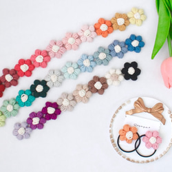 オーダーメイド商品♡どんぐりリス♡ベビーヘアクリップ　ヘアゴム オーダーメイド商品♡どんぐりリス♡ベビーヘアクリップヘアゴム