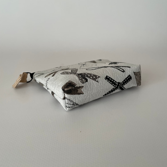 poitto16 角撐 3 深西班牙布 POUCH HAPPY BOW 第3張的照片