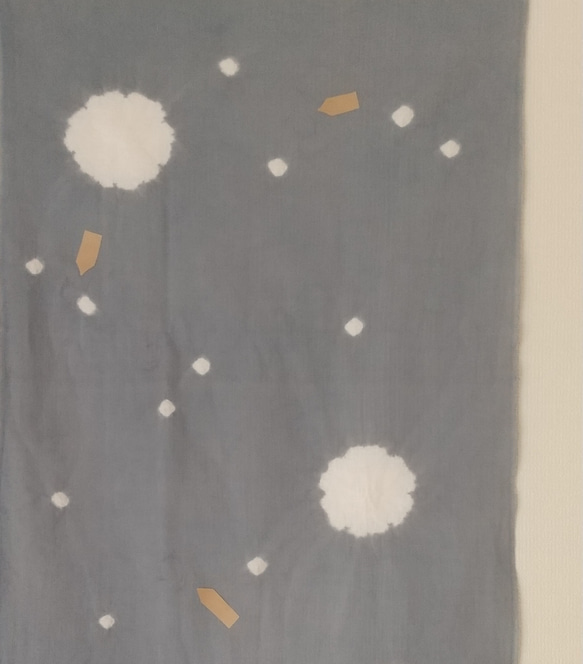 有松・鳴海絞 手ぬぐい 「雪猫と色硝子の福袋」※ワケありな逸品※ 10枚目の画像