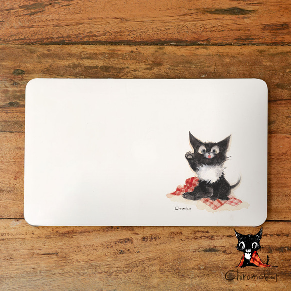 Macbook ケース カバー macbook Air Pro 16/15/14/13/11ケース 黒猫 かわいい 1枚目の画像