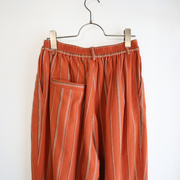 organic cotton wide tuck pants (2colors) 4枚目の画像