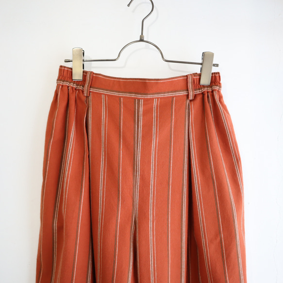 organic cotton wide tuck pants (2colors) 2枚目の画像