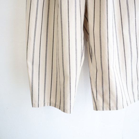 organic cotton wide tuck pants (2colors) 9枚目の画像