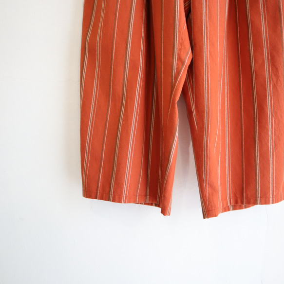 organic cotton wide tuck pants (2colors) 5枚目の画像