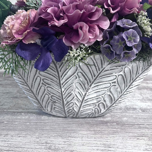 オーキッドとダリアのアートフラワーアレンジメント オーキッドとダリアのアートフラワーアレンジメント