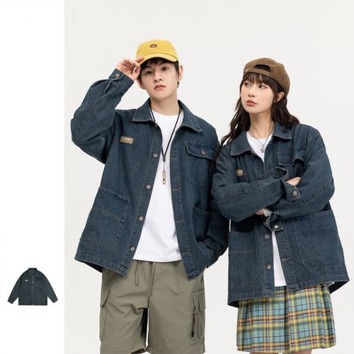 ユニセックス 】レザーパッチ&リベット付 12.0オンス デニム ユニセックス 】レザーパッチ&リベット付 12.0オンス デニム