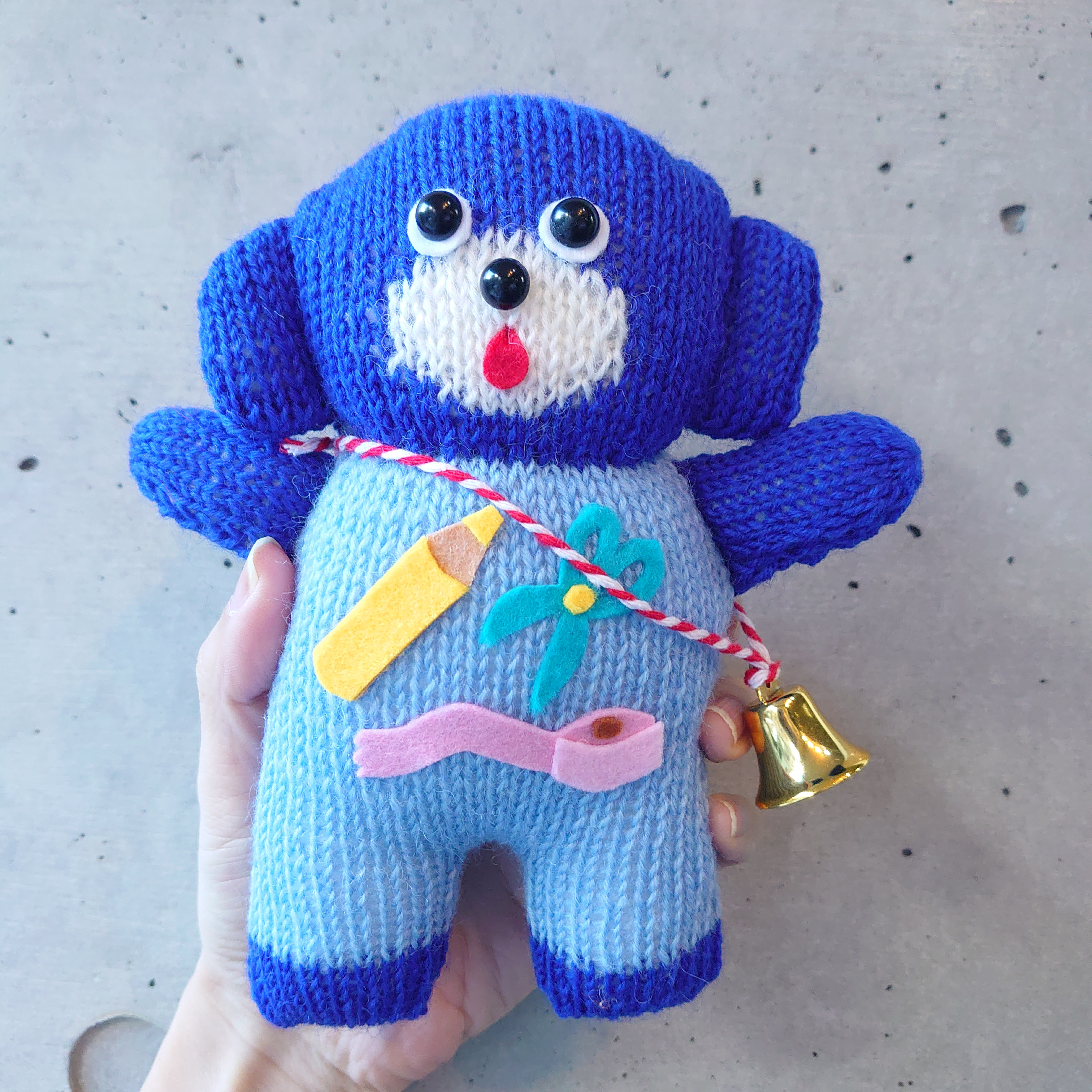 ぬいぐるみ あみぐるみ 青のコアラの神様(文房具大好き ぬいぐるみ あみぐるみ 青のコアラの神様(文房具大好き