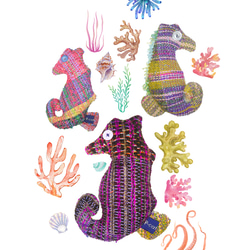 zodiac ornaments ◆Dragon Seahorse *Made to order 第1張的照片