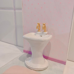 手洗い場 ドールハウス ミニチュア 3枚目の画像