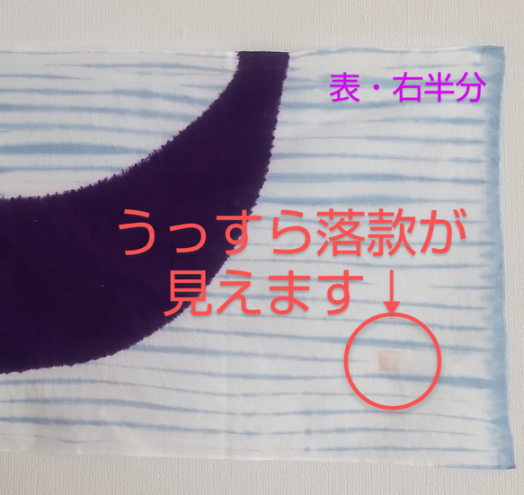 有松・鳴海絞 手ぬぐい 「海の生き物と色硝子の福袋」※ワケありな逸品※ 6枚目の画像