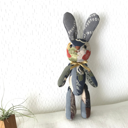 Love-pon おばあちゃんのハンドメイド　 ペア着物うさぎ人形 Love-pon様専用 おばあちゃんのハンドメイド ペア着物うさぎ人形